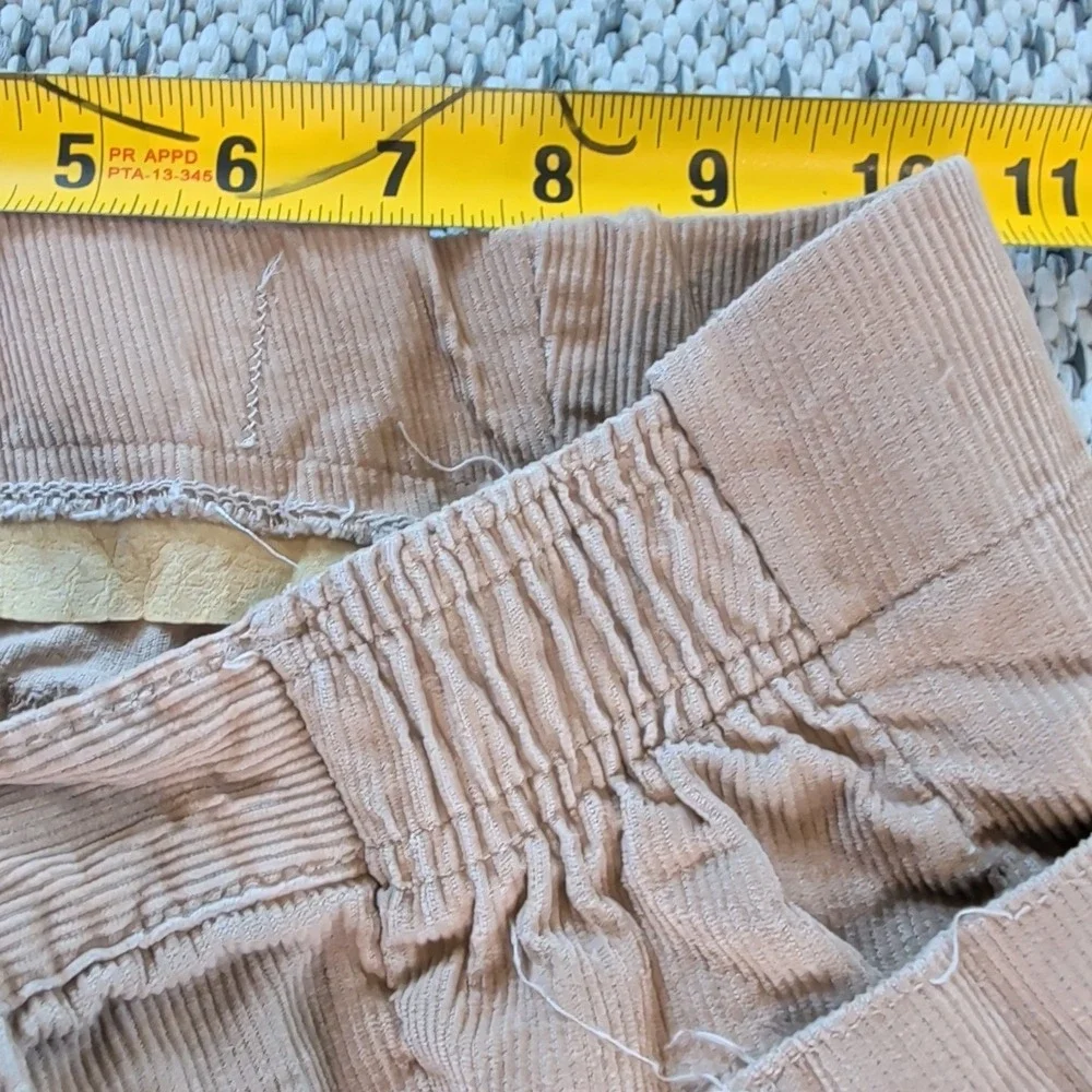 VTG Corduroy Bell Bottoms LIBERTY Tan 70s W30 Bell Flare Hippie Talon Pants RARE
